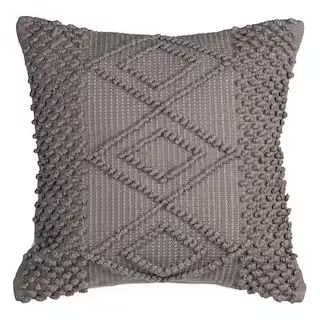 Hampton Bay Knot Trellis Square Outdoor Throw Pillow (2-Pack)-EM0FS01A-D9D2 - The Home Depot | The Home Depot