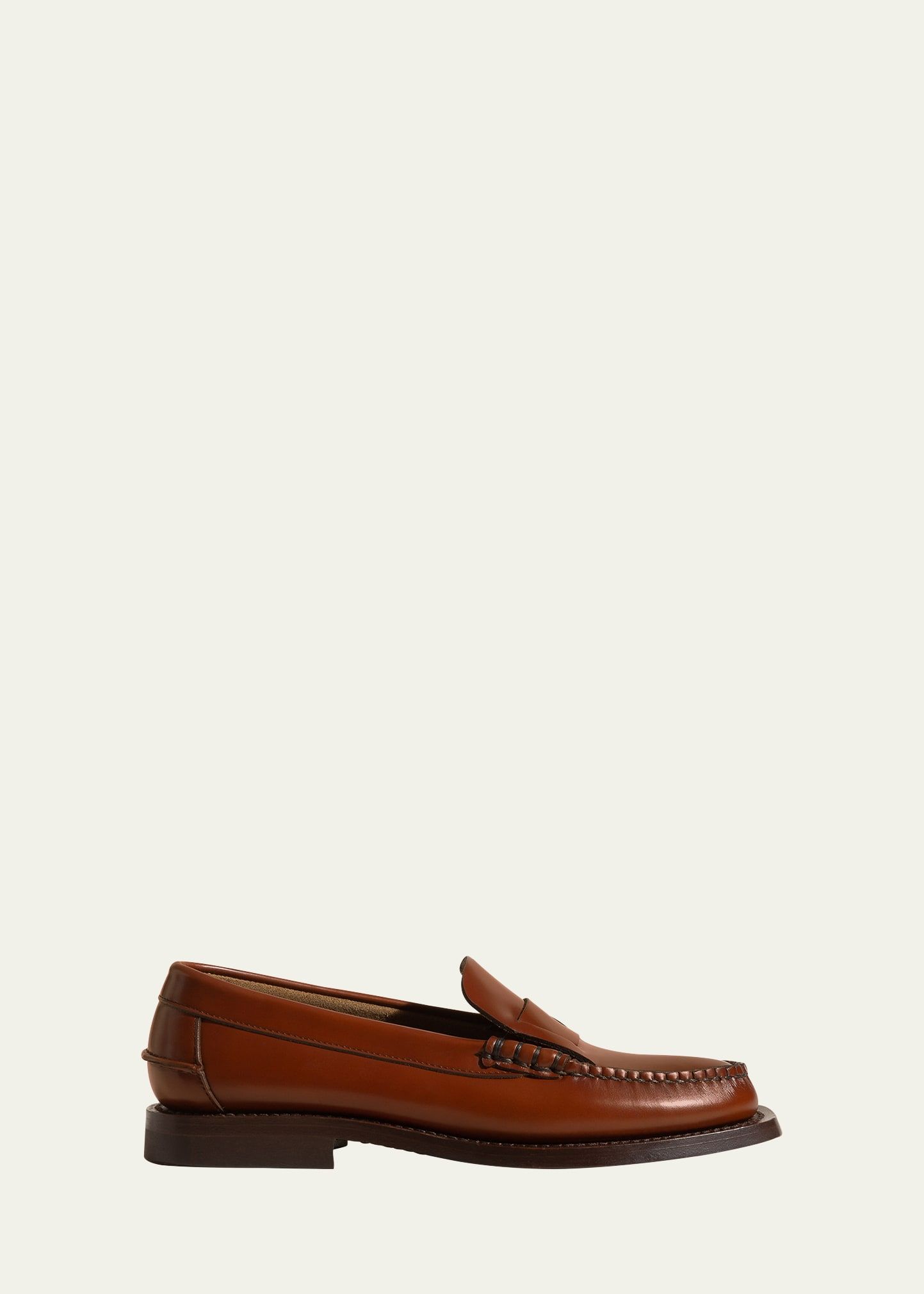 HEREU Sineu Leather Flat Loafers | Bergdorf Goodman