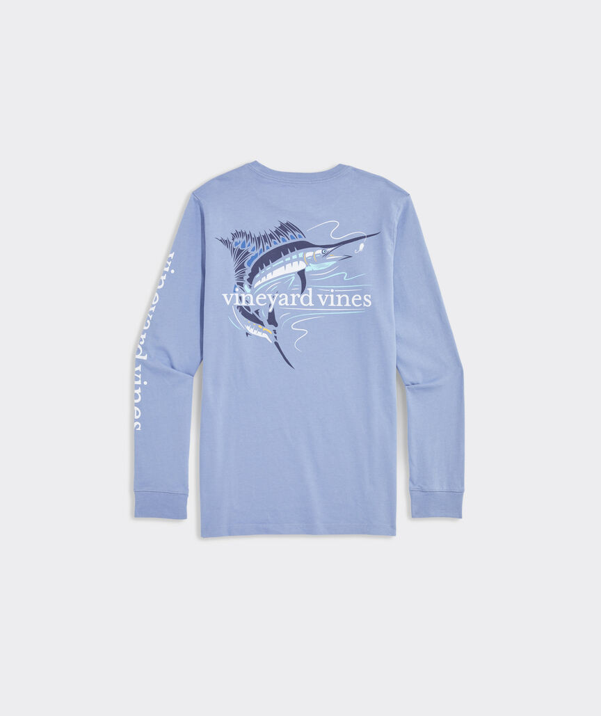Boys' Classic Sailfish Long-Sleeve Pocket Tee | vineyard vines