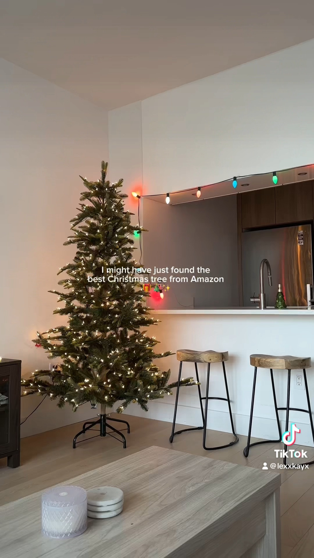 Caved and bought the amazon viral Christmas tree. #christmastree #amazonchristmastree 

#LTKHoliday #LTKHolidaySale #LTKCyberWeek