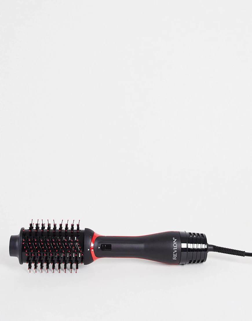 REVLON One-Step Plus Hair Dryer and Volumizer Hot Air Brush - Black-No color | ASOS (Global)