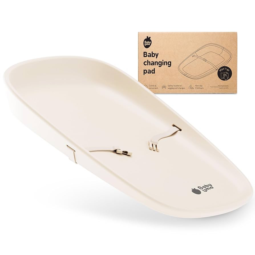 Baby Uma Wipeable Changing Pad - 100% Waterproof Baby Changing Pad for Dresser, Comfortable EVA F... | Amazon (US)