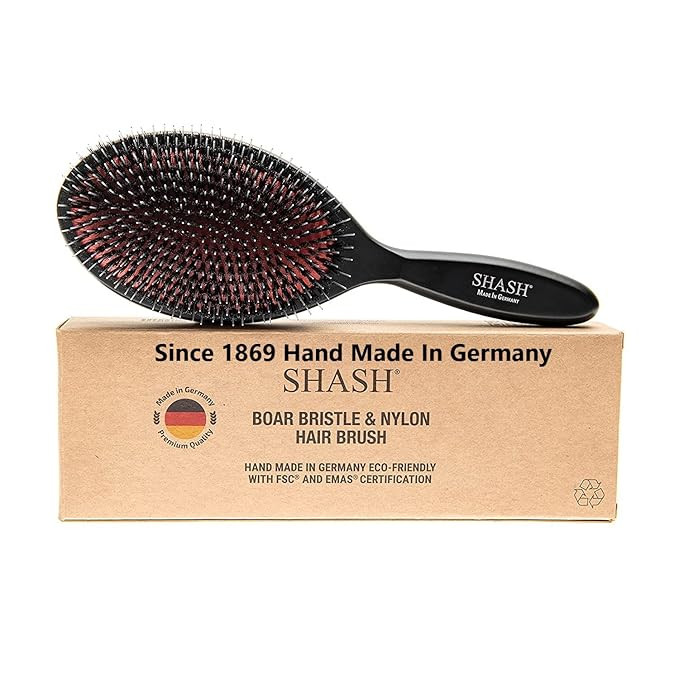 Since 1869 Hand Made In Germany - Nylon and First Cut Boar Bristle Brush Suitable For Normal to T... | Amazon (US)