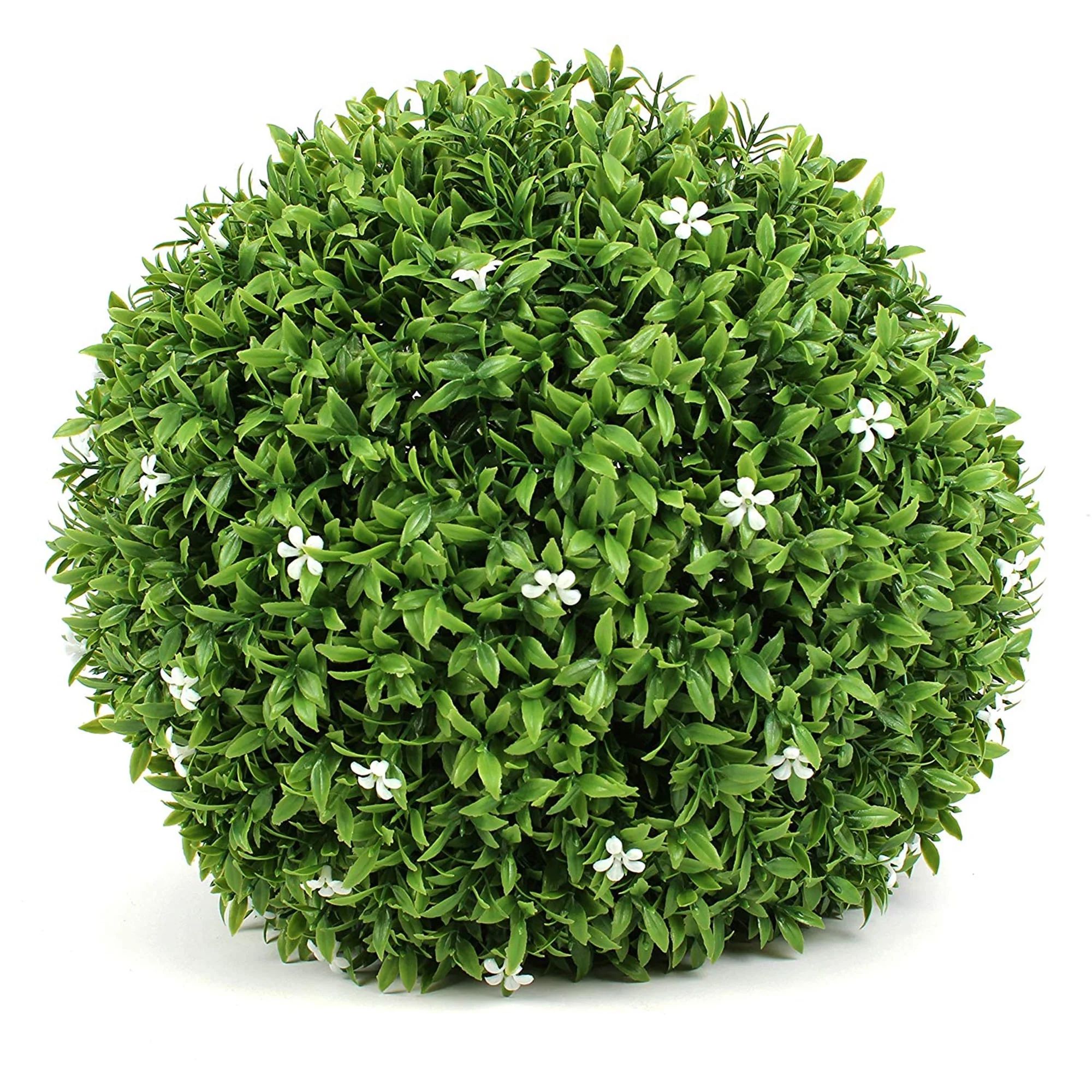 Skypatio 15'' Artificial Topiary Ball, Boxwood Greenery Ball for Indoor or Outdoor Decor | Walmart (US)