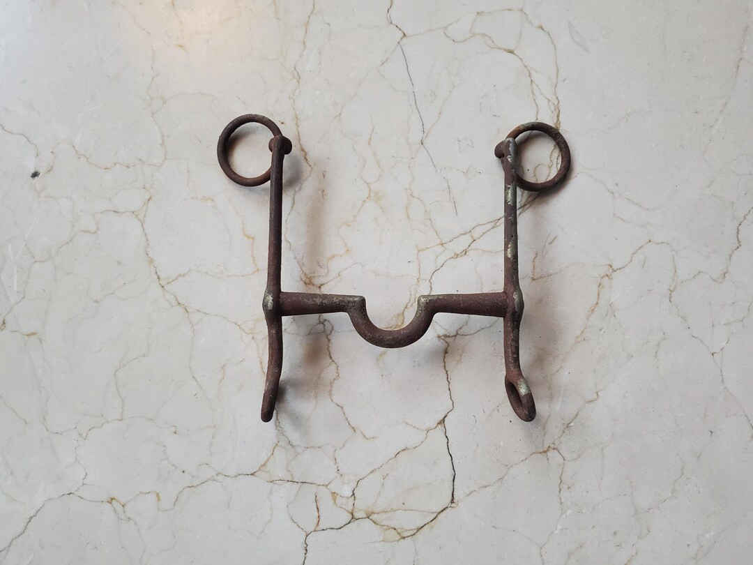 Vintage Antique Iron Horse Curb Bit Rusty Unmarked - Etsy | Etsy (US)