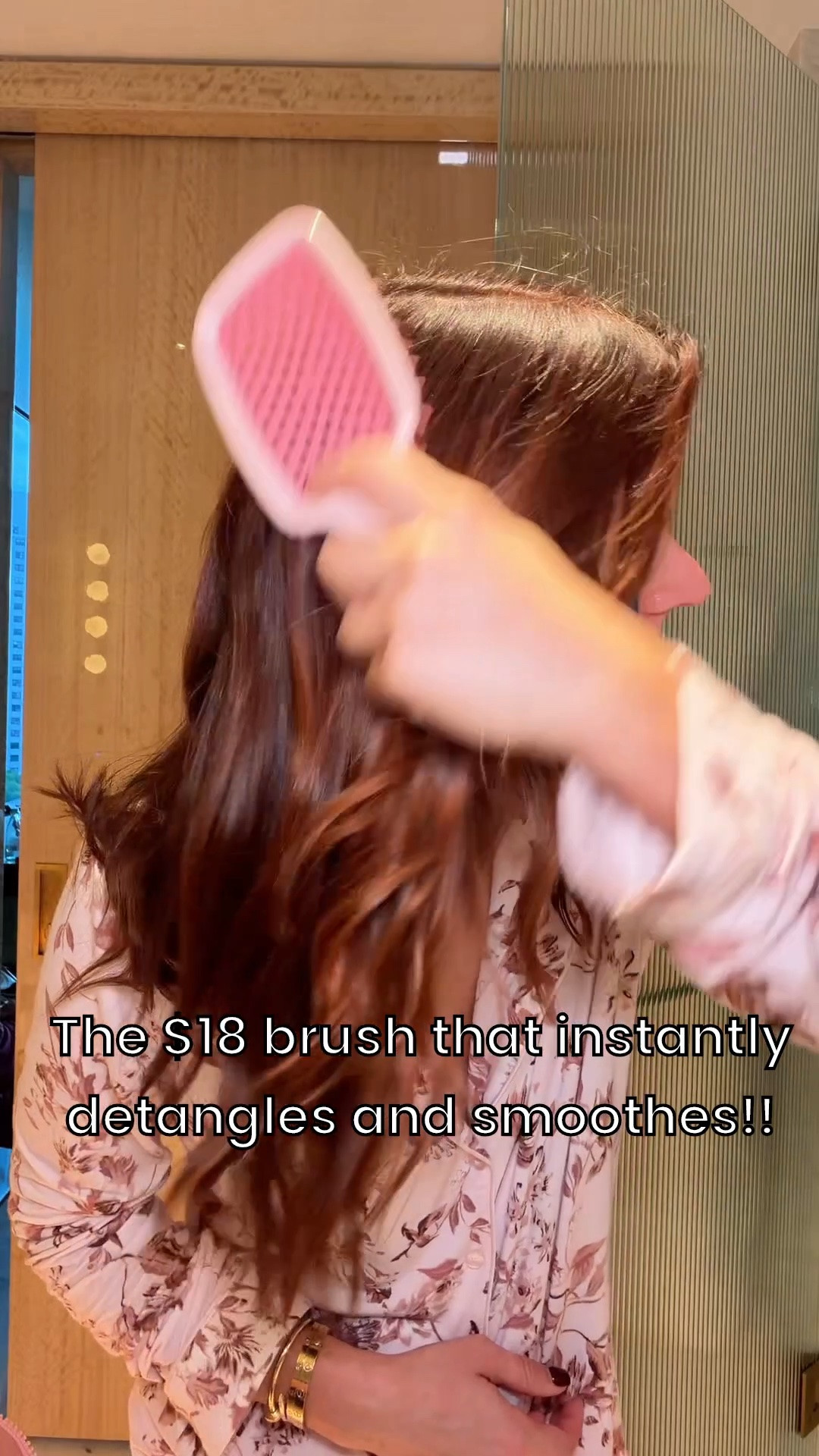 The items thousands of you are not returning! The best brush to smooth and detangle hair! You can use this on wet or dry hair. It’s the best! Wearing XS in floral pajama set.

#LTKgrwm #LTKmorningroutine #LTKBeauty