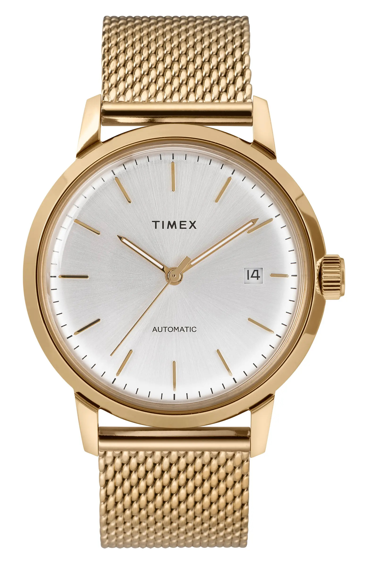Timex® Marlin Mesh Strap Automatic Watch, 40mm | Nordstromrack | Nordstrom Rack
