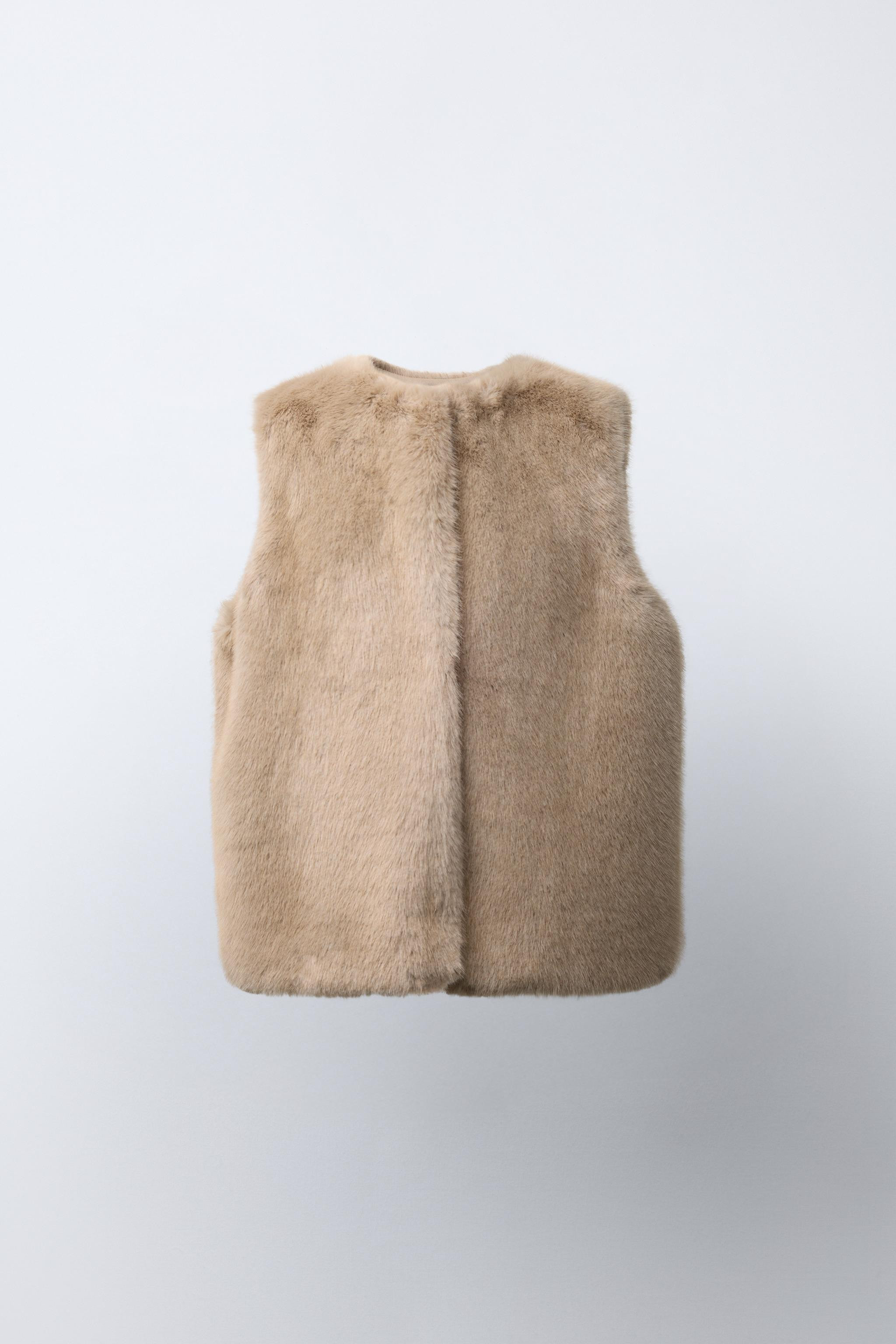 FAUX FUR WAISTCOAT | Zara UK