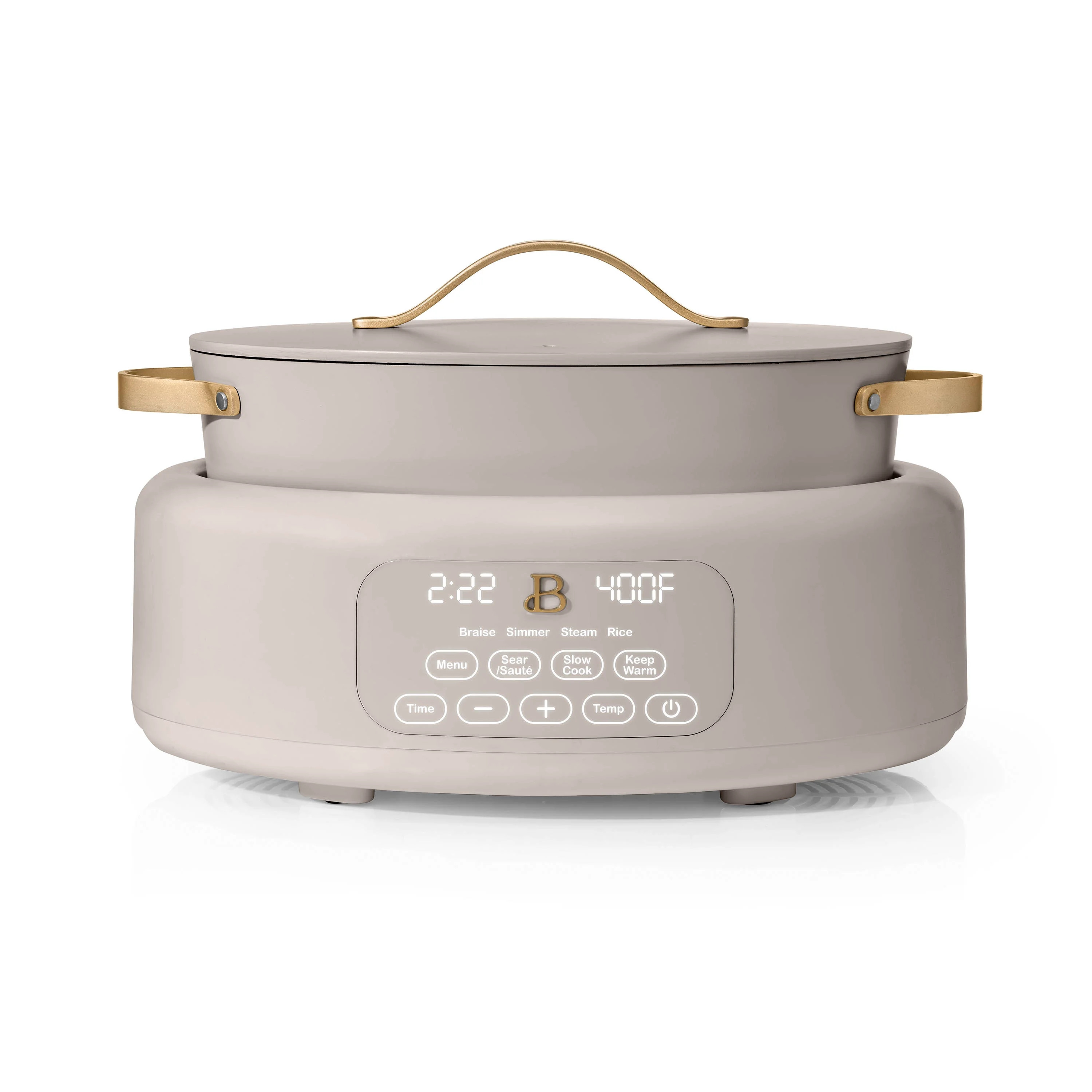 Beautiful 10 in 1, 6 Qt Electric Multi-Cooker, Porcini Taupe by Drew Barrymore | Walmart (US)