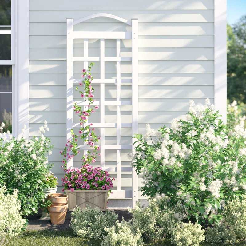 Dayanara Vinyl Lattice Panel Trellis | Wayfair North America