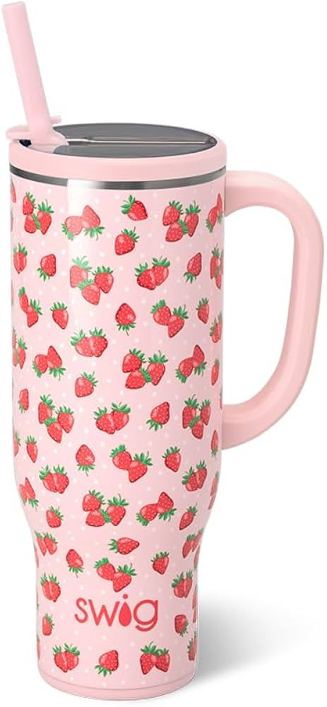 Swig Life 30oz Mega Mug, 30oz Tumbler with Handle and Straw, Large Insulated Tumblers, Cup Holder... | Amazon (US)