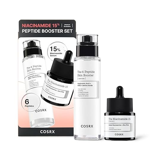 COSRX Niacinamide 15% Peptide Booster Set - Amazon Exclusive - Korean Skin Care Set, Gift Sets, N... | Amazon (US)