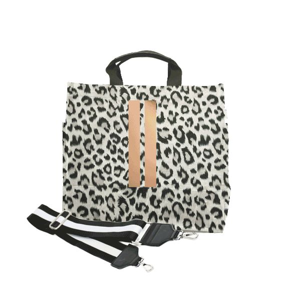 Luxe North South Bag: Leopard | Quilted Koala