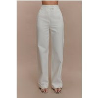 Rayne Wide Leg Denim Jeans - White I MESHKI I Size 9 | MESHKI US