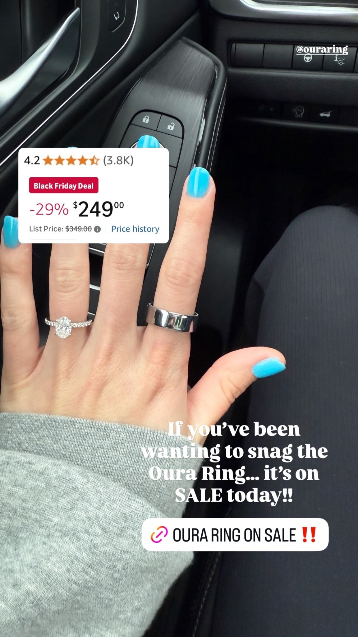 ‼️ @ouraring on major sale!! All colors $100-$150 off! ‼️

#LTKCyberWeek #LTKselfcare #LTKfitnessgoals