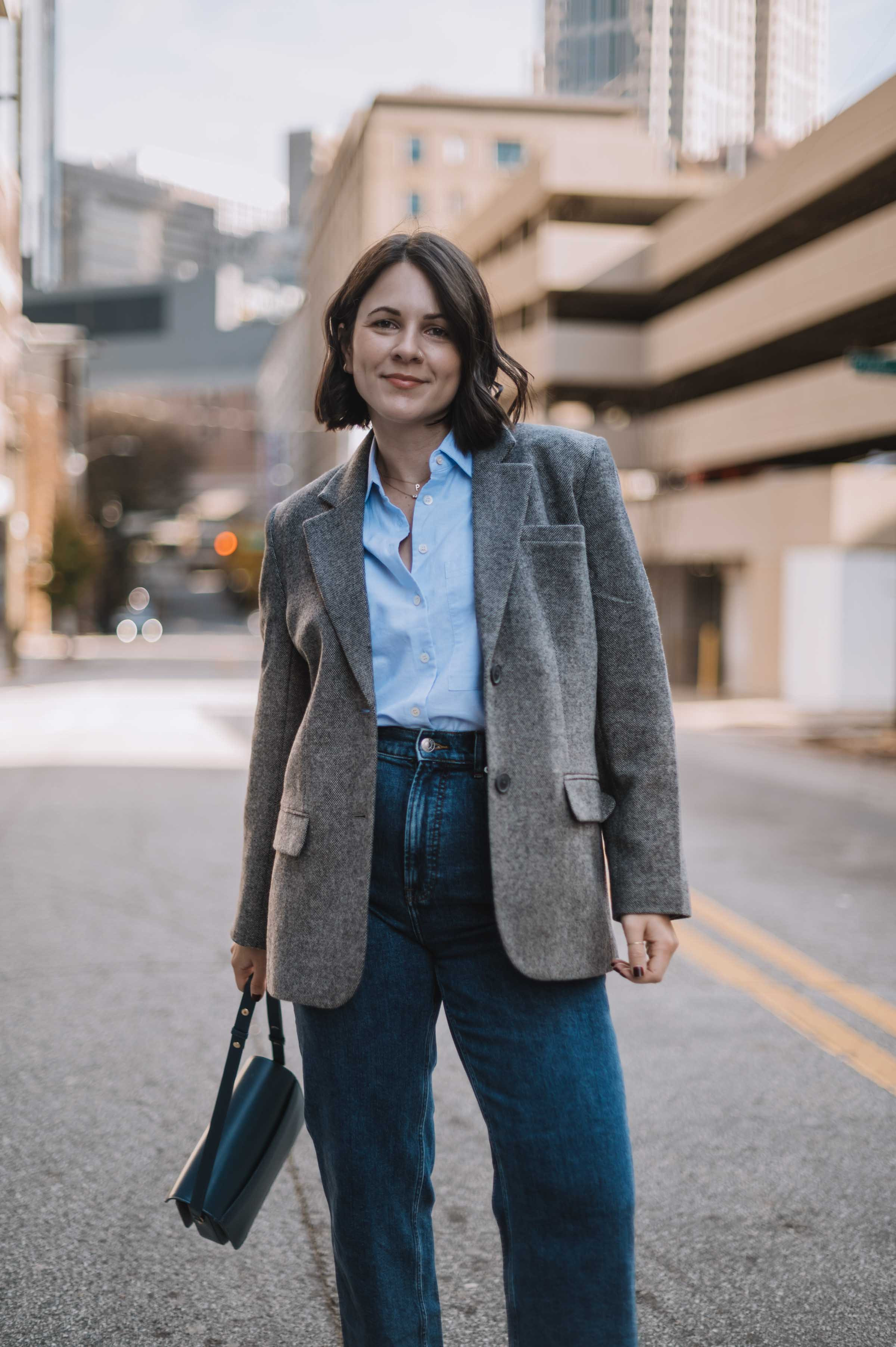 favorite blazers. - quince blazer, ayr shirt, everlane jeans 

 #LTKgrwm #LTKootd #LTKSeasonal