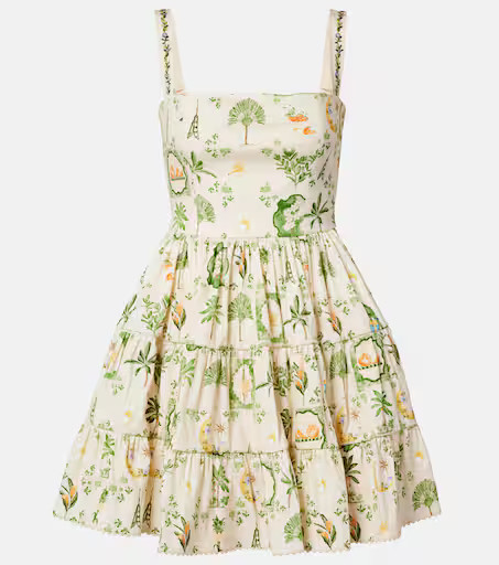 Lima floral cotton-blend minidress | Mytheresa (US/CA)