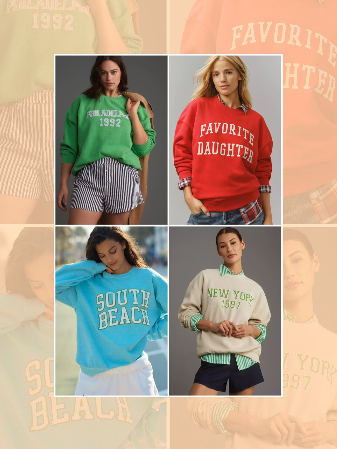 Graphic sweatshirts from Anthropologie. Featuring Favorite Daughter & Roam. 

#createdcolorful #createdcolorfulspring #hocspring #tcispring #pcaspring #lightspring #warmspring #truespring #brightspring #clearspring #paintboxspring #bluespring

#LTKFindsUnder100 #LTKSeasonal #LTKGiftGuide