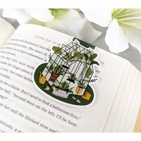 Magnetic Bookmark - Plants Magnetic Gift For Bookworm Plant Lover Bookish Stocking Stuffer Greenhouse Ready To Ship | Etsy (US)