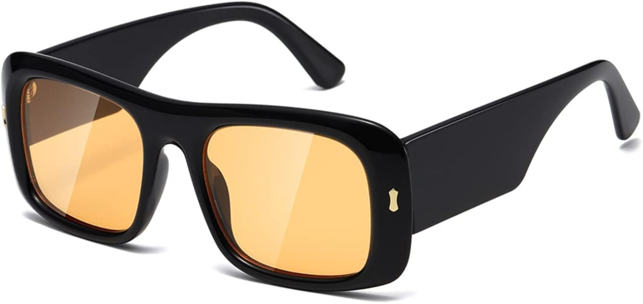 Y2K Sunglasses for Women Men Fashion Visor Sun Glasses Stylish Square Designer Shades | Amazon (US)