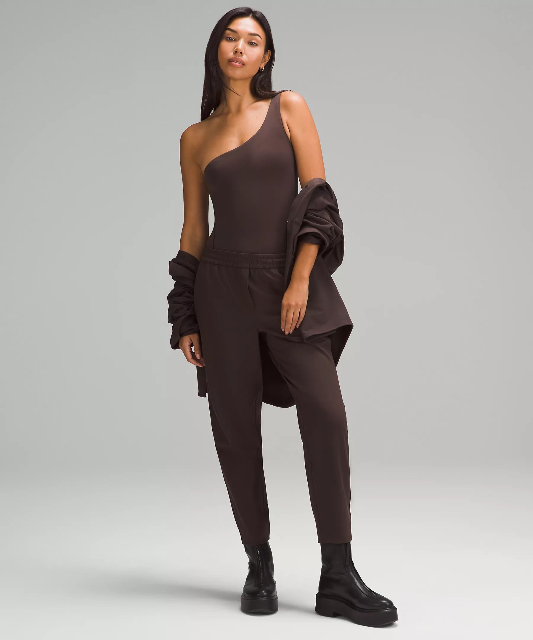 Wundermost Ultra-Soft Nulu Asymmetrical Bodysuit | Women's Dresses | lululemon | Lululemon (US)