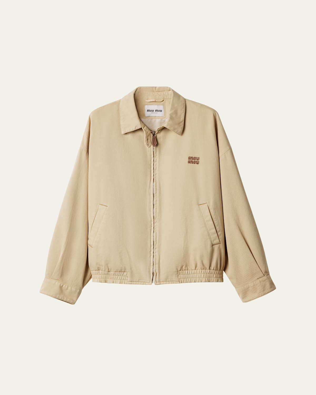 Light Denim Zip Shirt Jacket | Bergdorf Goodman