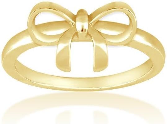 Beaux Bijoux Bow Rings Infinity Rings for Women in Sterling Silver or 14k Gold - Fine Bow Jewelry... | Amazon (US)