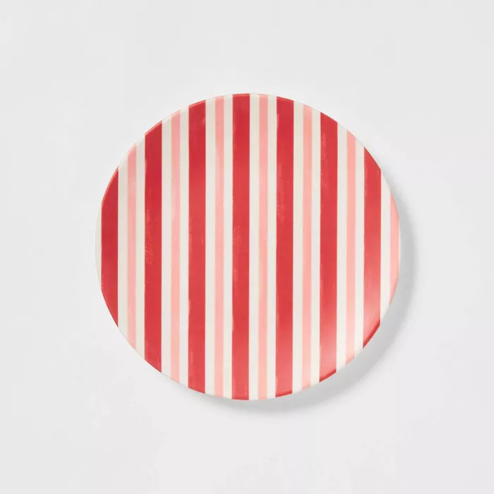 7" Melamine Striped Layering Plate - Threshold™ | Target