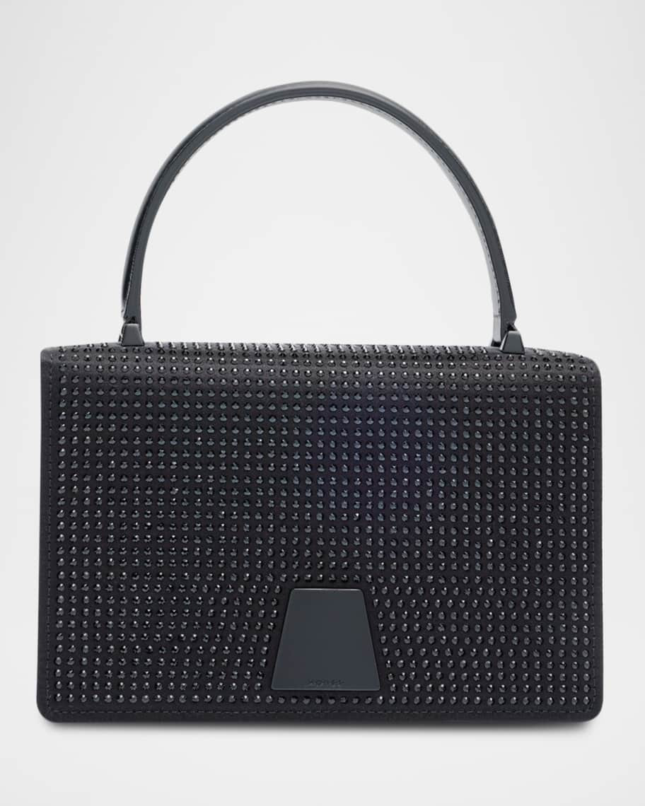 Akris Alice Mini Embellished Satin Top-Handle Bag | Neiman Marcus