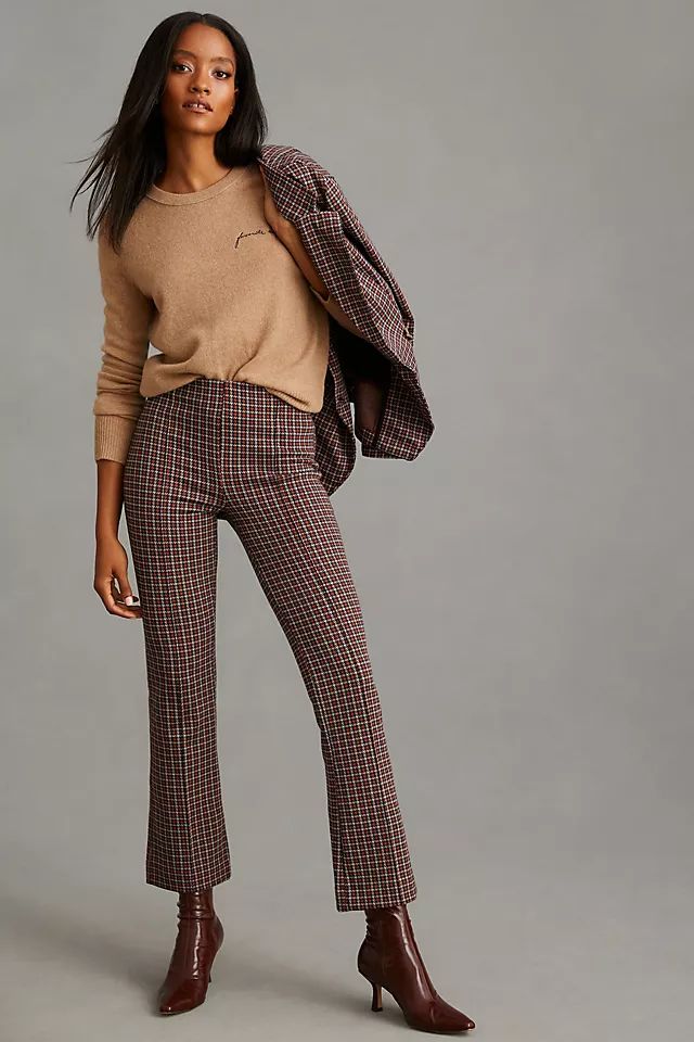 Maeve The Margot Kick-Flare Cropped Pants | Anthropologie (US)