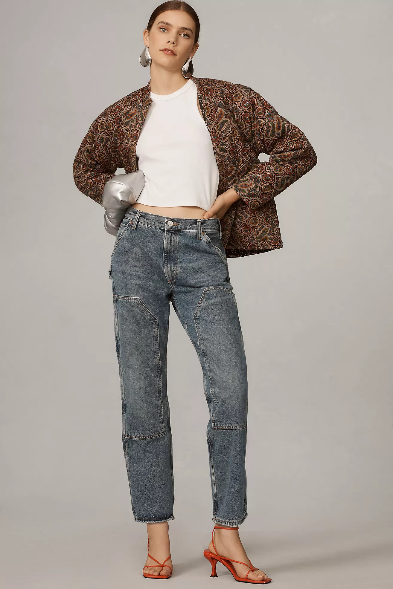 AGOLDE Rami High-Rise Carpenter Jeans | Anthropologie (US)