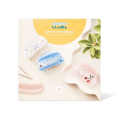 3ct Custom Claw Clips Craft Kit Gift - Mondo Llama™ | Target