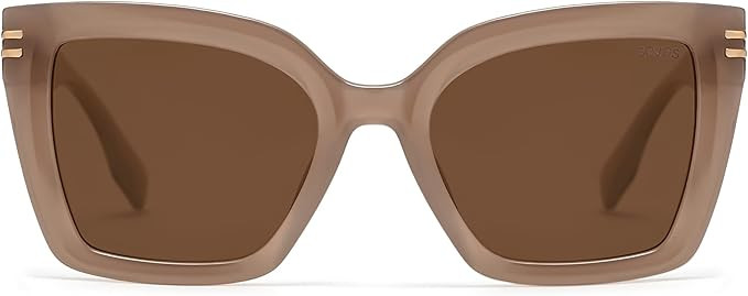 SOJOS Retro Oversized Polarized Cat Eye Sunglasses Womens Vintage Shades Trendy Stylish Sunnies S... | Amazon (US)