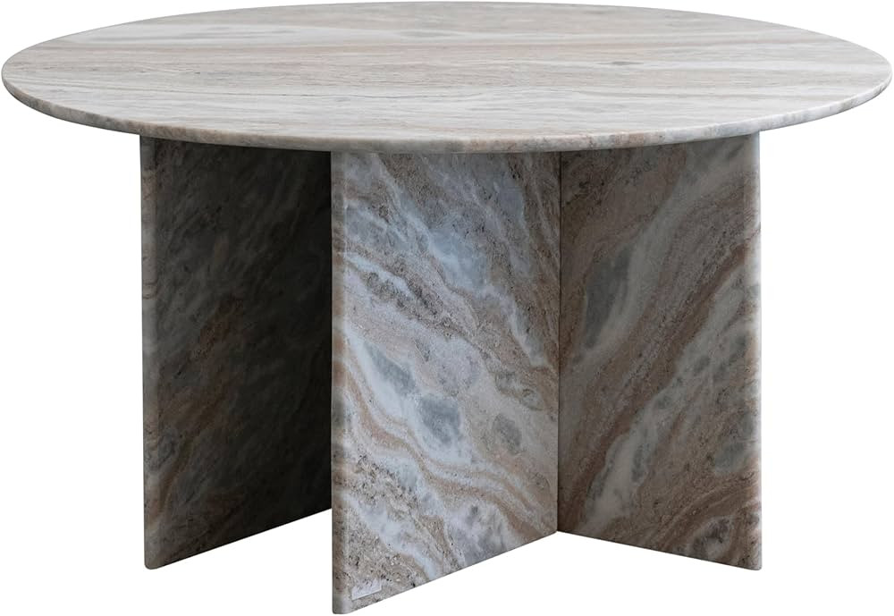 Bloomingville, Mint Marble Round Table with Interlocking Base | Amazon (US)