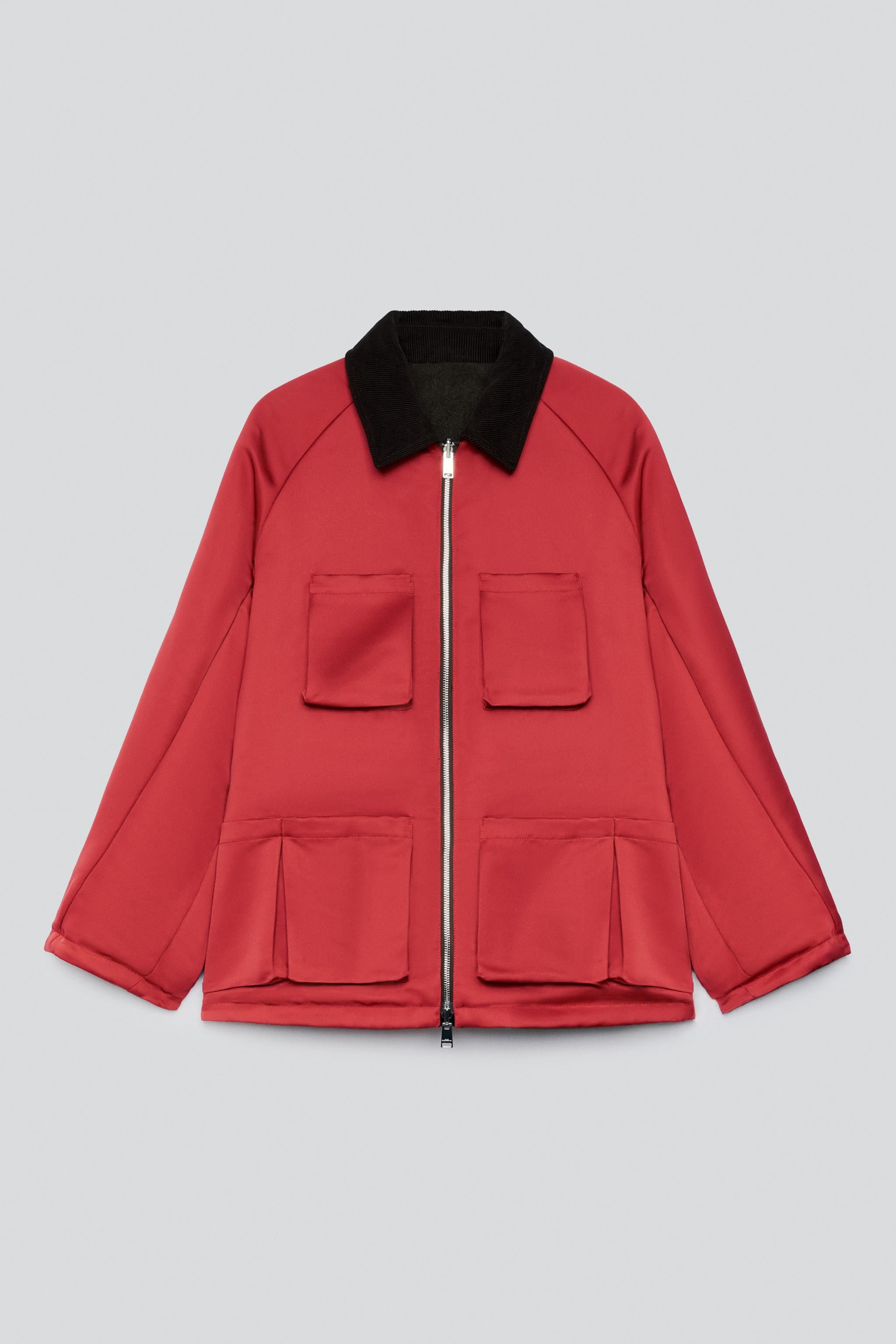 Zara - Reversible Contrast Jacket - Brown Marl - Xs - Man | Zara UK