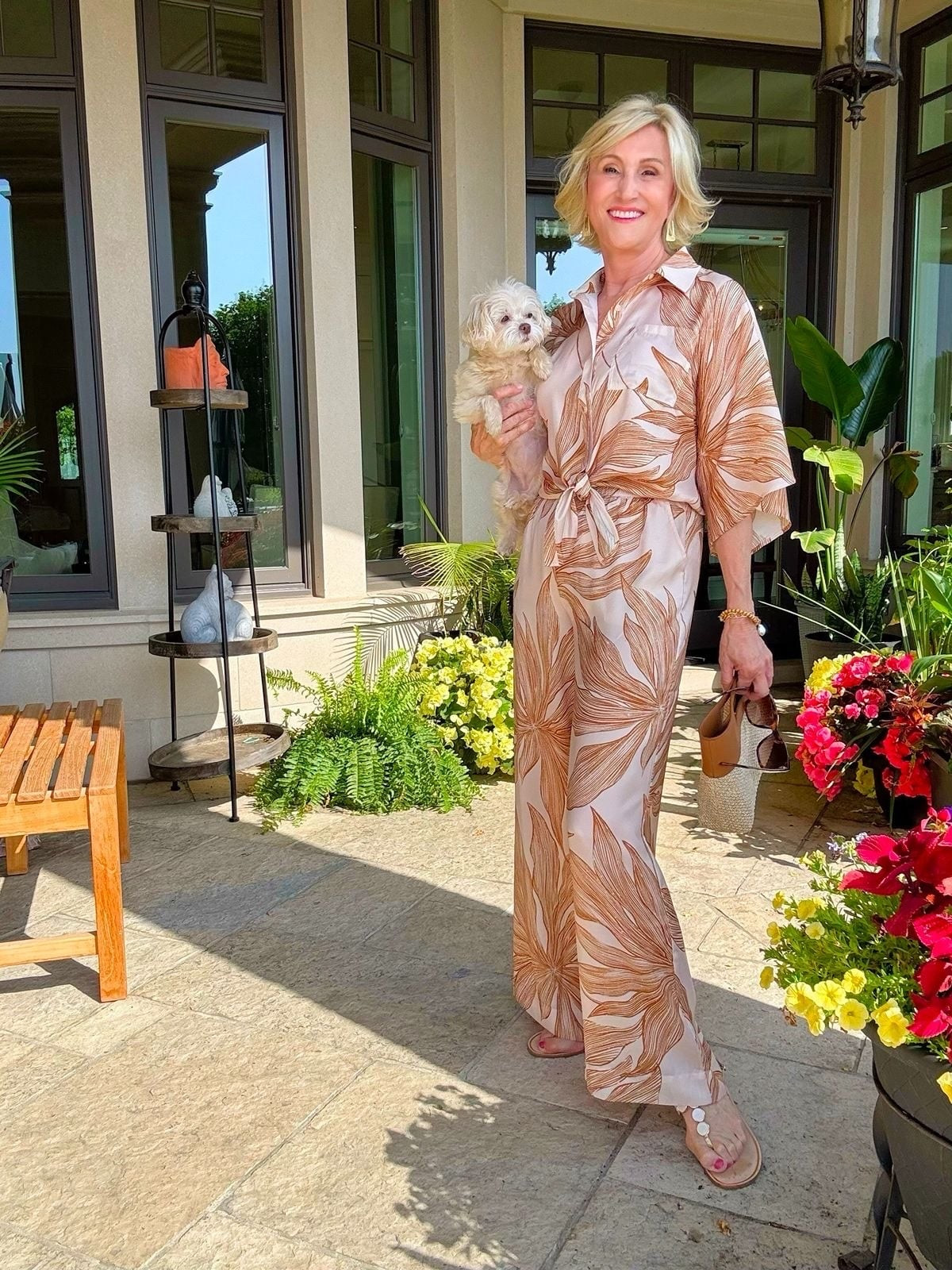 I’m always a sucker for a good matching set, and this palm-leaf print from Lysse New York is such a fun one! 🌴🤍

It has that effortless, pulled-together feeling I love — you can throw it on and instantly look like you put way more thought into your outfit than you actually did. 😉 Plus, the print feels like a little escape, which I’m definitely not mad about!

#LTKOver40 #LTKSeasonal #LTKootd