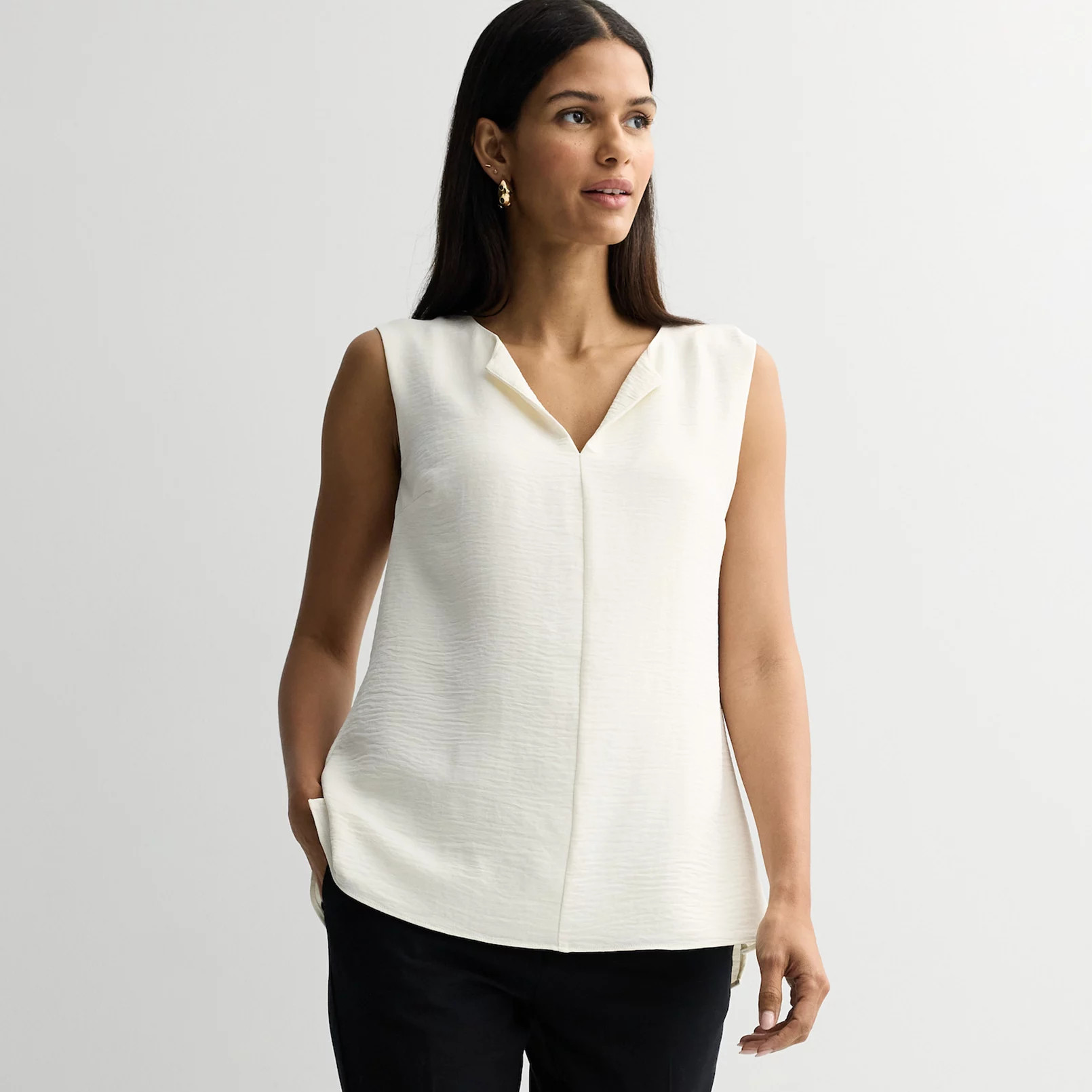 Women's Nine West Textured Sleeveless Tunic | Kohl's