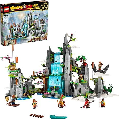 LEGO Monkie Kid The Legendary Flower Fruit Mountain 80024 Awesome Toy Building Kit (1,947 Pieces) | Amazon (US)