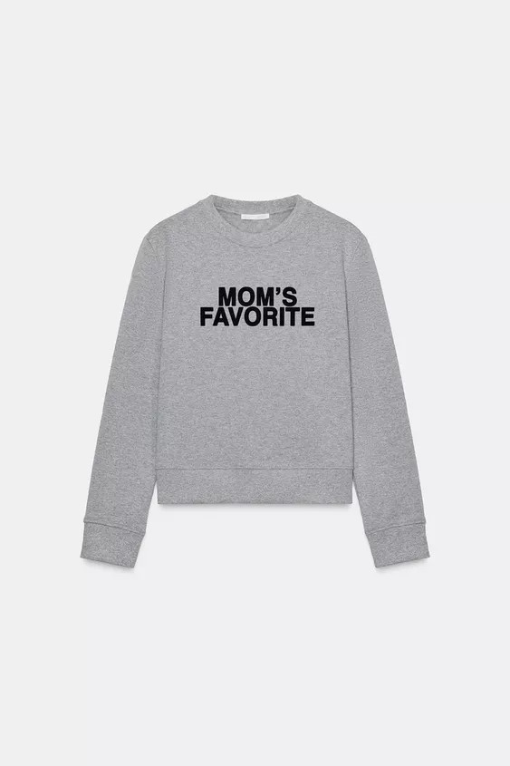 FRONT SLOGAN SWEATSHIRT | Zara UK
