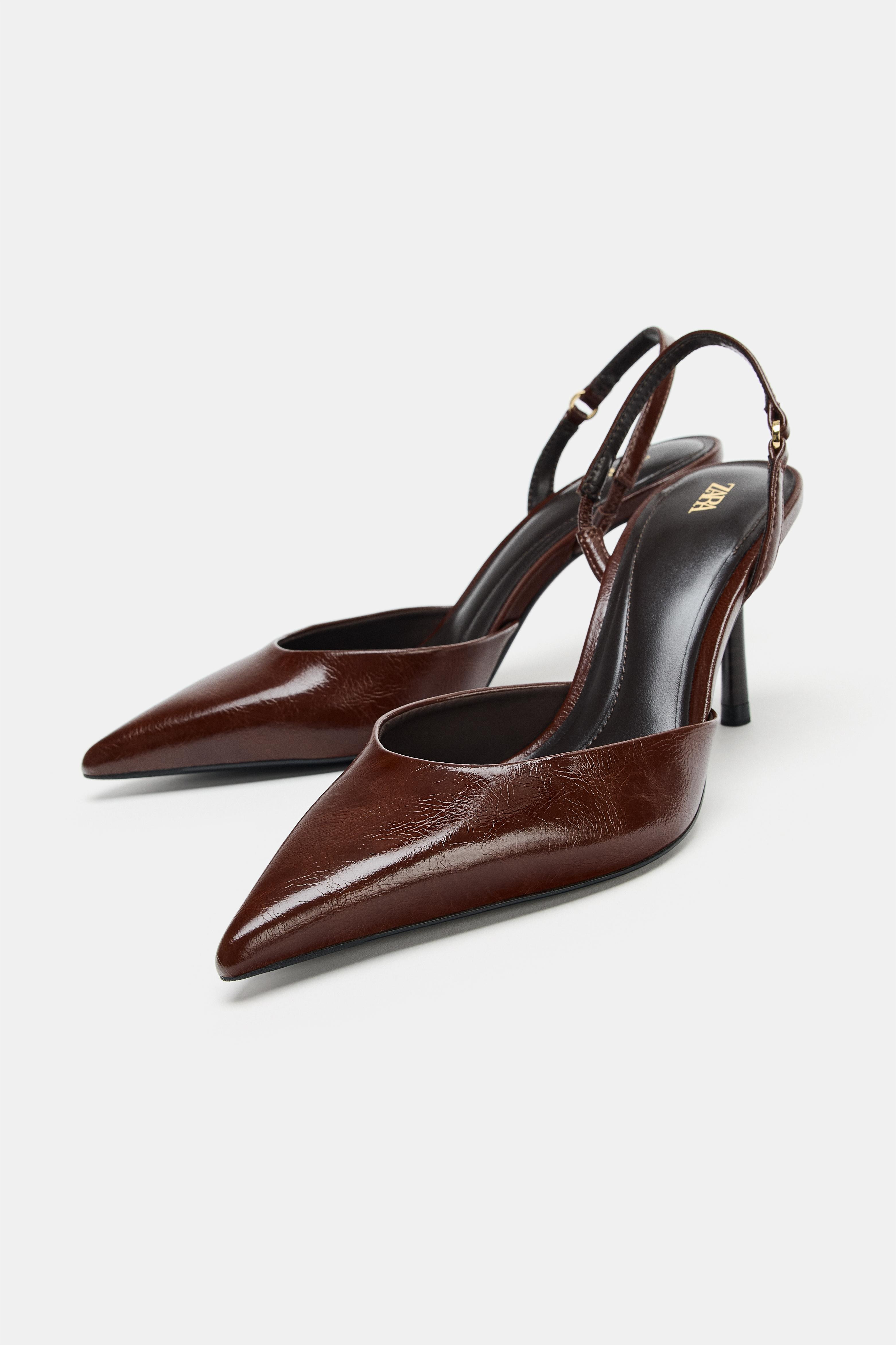 POINTED TOE SLINGBACK HEELS | Zara US