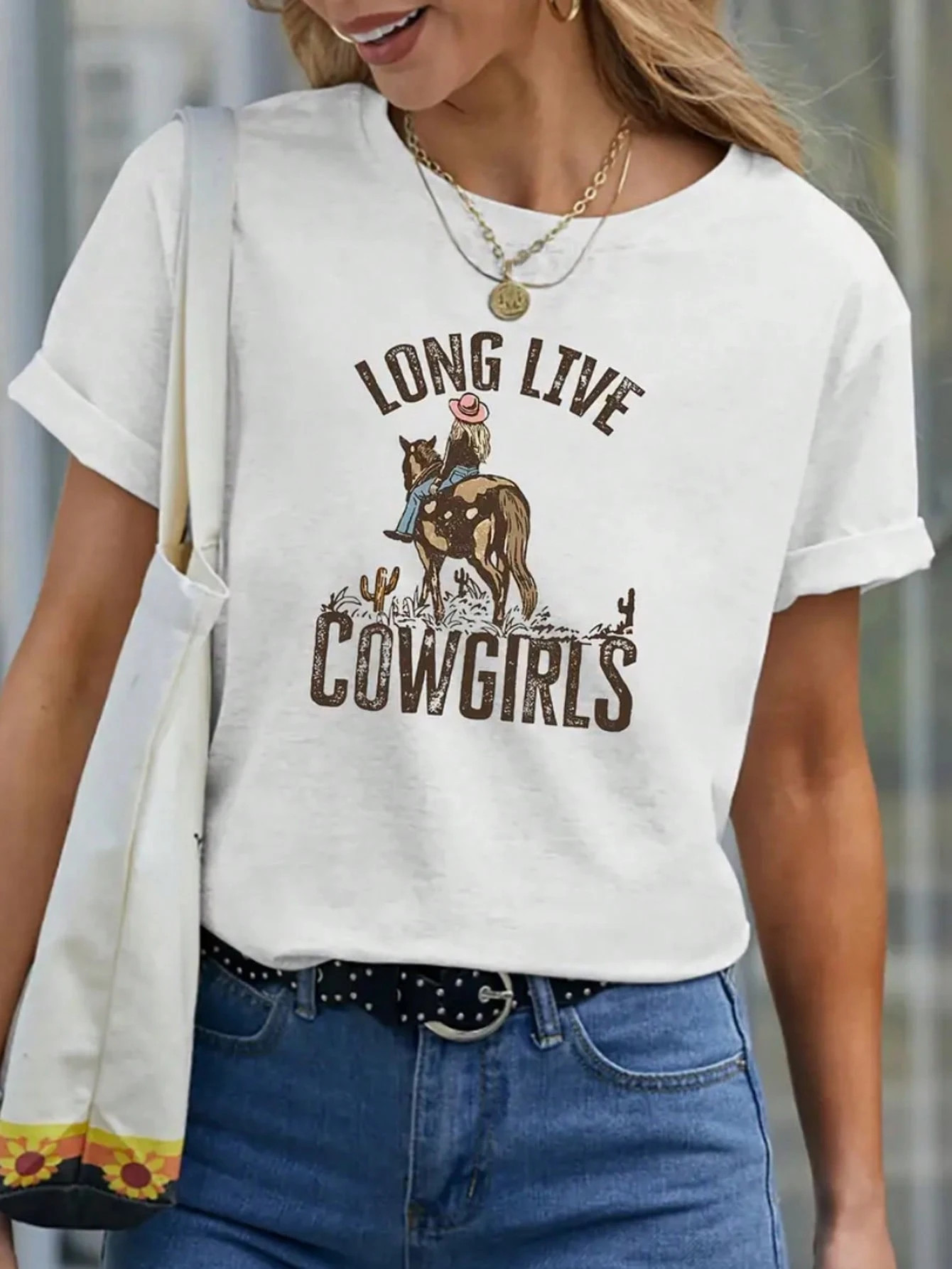 Figure & Letter Graphic Tee | SHEIN