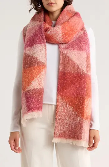 Vince Camuto Geometric Brushed Scarf | Nordstromrack | Nordstrom Rack
