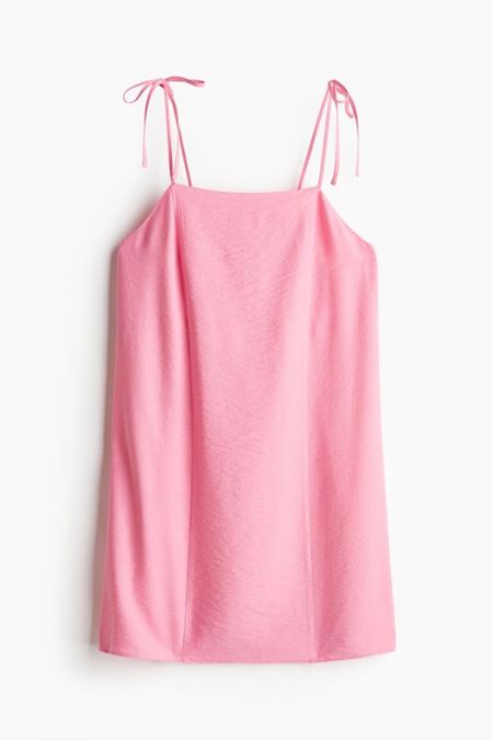 Pink mini dress 

#LTKstyletip #LTKSeasonal #LTKfindsunder50