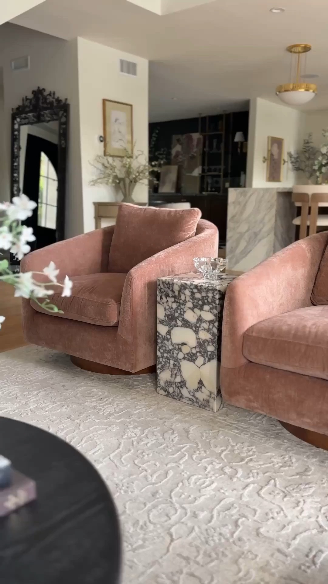 These West Elm swivel chairs and so comfy and chic! ✨

#LTKHome #LTKdayinmylife