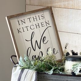 Pale We Dance Wall Sign | Antique Farm House