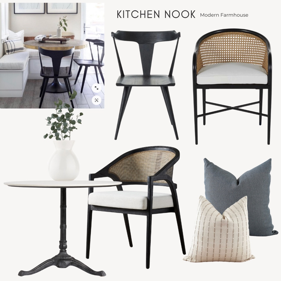 If you have a kitchen nook, that’s too small for a dining room table, but just big enough to add in a cozy little kitchen nook. Here are some ideas.

#LTKHome #LTKFamily