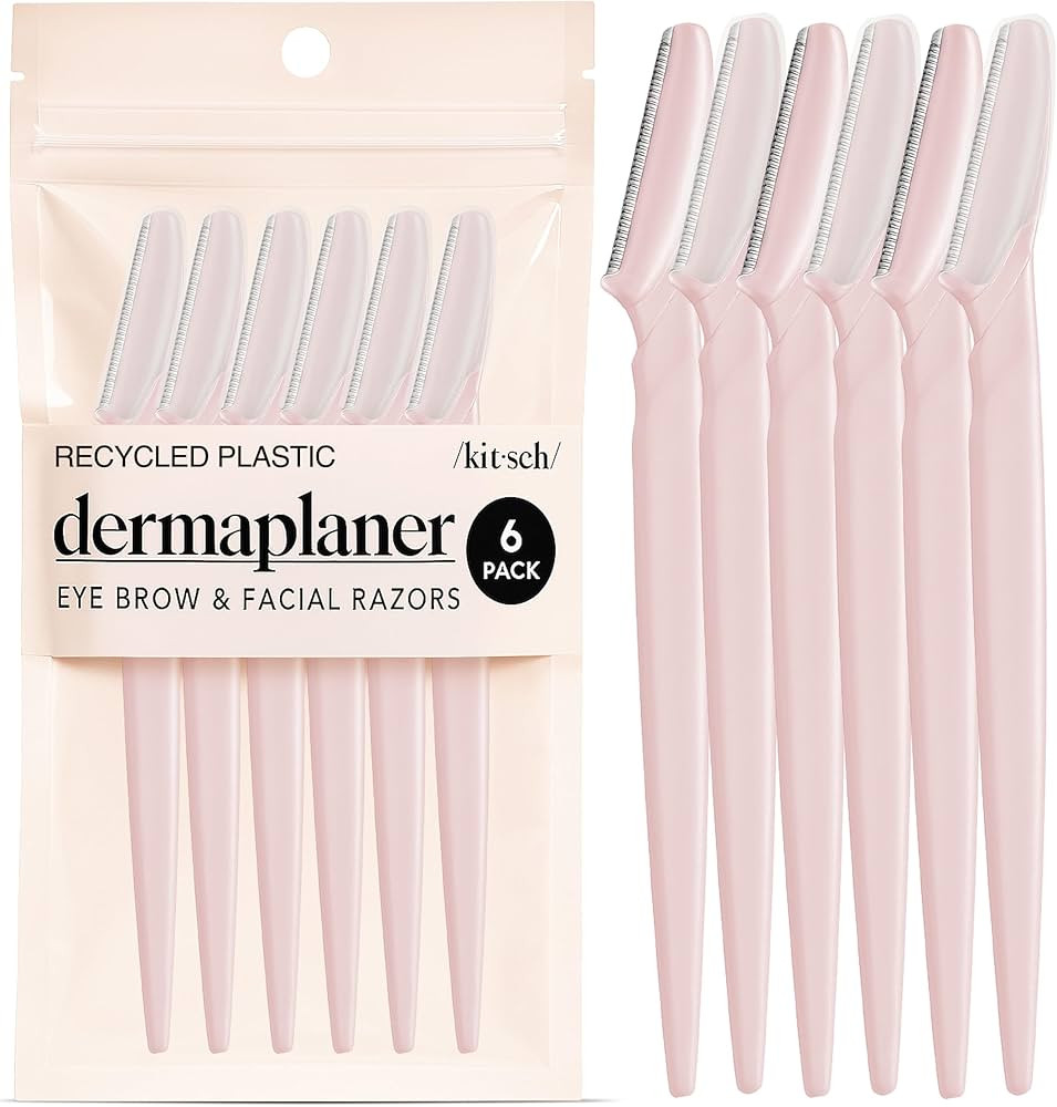 Amazon.com: Kitsch Dermaplane Razor for Women Face – Face Razors for Women & Men, Eyebrow Trimm... | Amazon (US)
