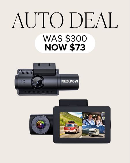This dash cam has great reviews and is an amazing deal!

#LTKfamily #LTKtravel #LTKsalealert