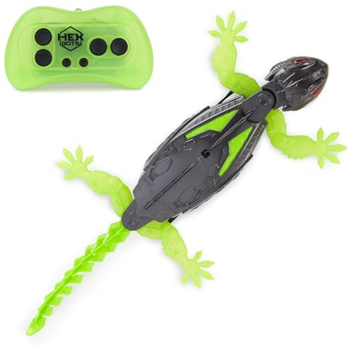 HEX BOTS Wall Crawler Gecko, Rechargeable Remote Control Robot Kids Toys, Climbs up Walls for Prank Toys & Games, RC Robot Toys for Boys & Girls Ages 4 & Up | Amazon (US)