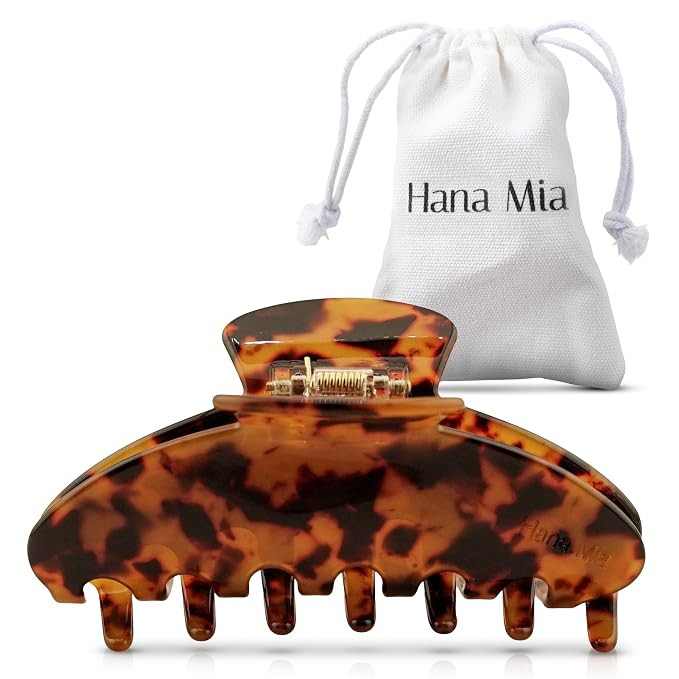 Luxury Tortoiseshell Claw Clip for Women | Our Large 4 Inch Hair Clip Creates Beautiful Half Ups,... | Amazon (US)